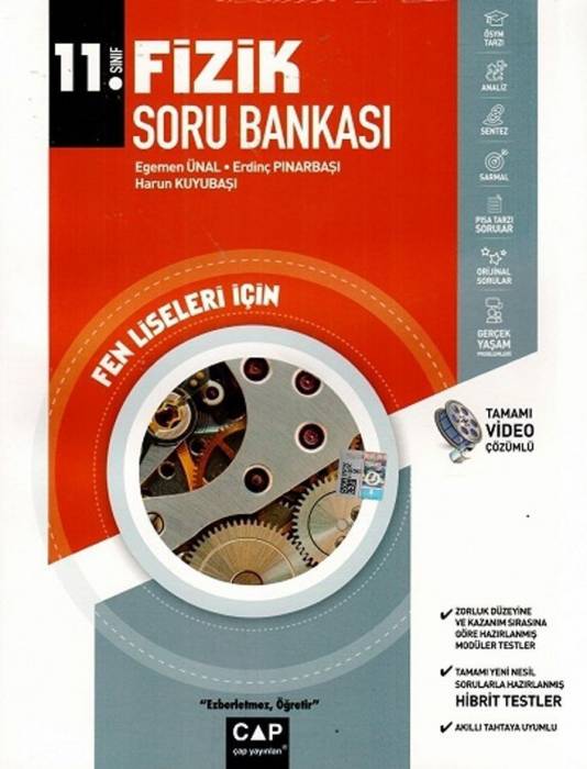 Çap 11. Sınıf Fen Lisesi Fizik Soru Bankası Çap Yayınları