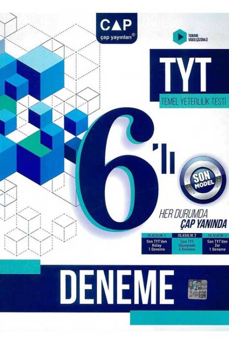 Çap TYT 6 lı Deneme Çap Yayınları