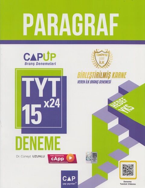 Çap TYT Paragraf 15 x 24 Branş Denemesi