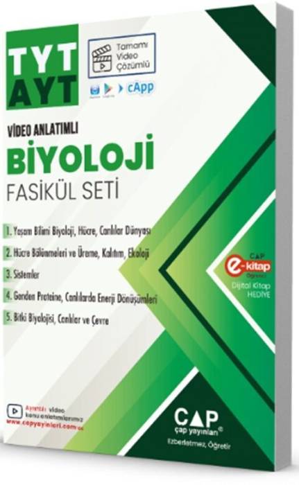 Çap Üniversiteye Hazırlık Biyoloji Fasikülü Seti