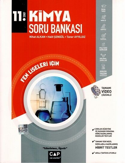 Çap 11. Sınıf Fen Lisesi İçin Kimya Soru Bankası Çap Yayınları