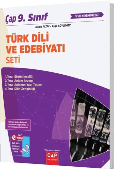 Çap Yayınları 9. Sınıf Türk Dili ve Edebiyatı Anadolu Seti