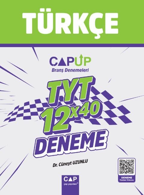 Çap Yayınları TYT Türkçe 12 x 40 Up Deneme