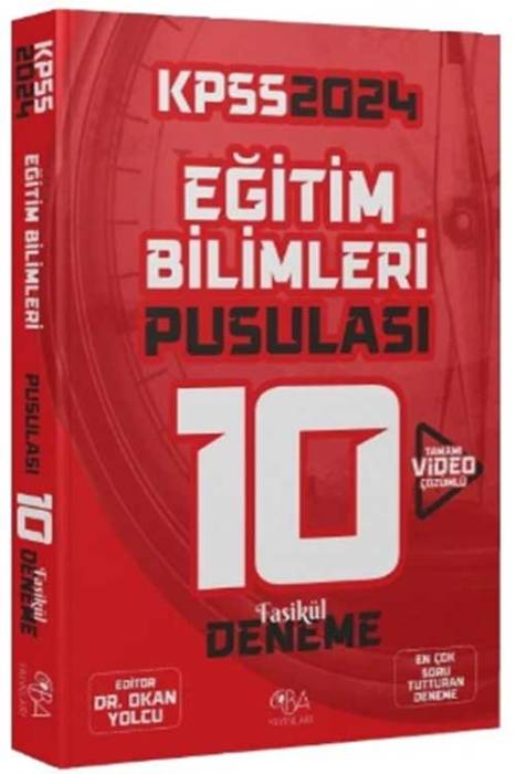 2024 KPSS Eğitim Bilimleri 10 Deneme Video Çözümlü CBA Yayınları