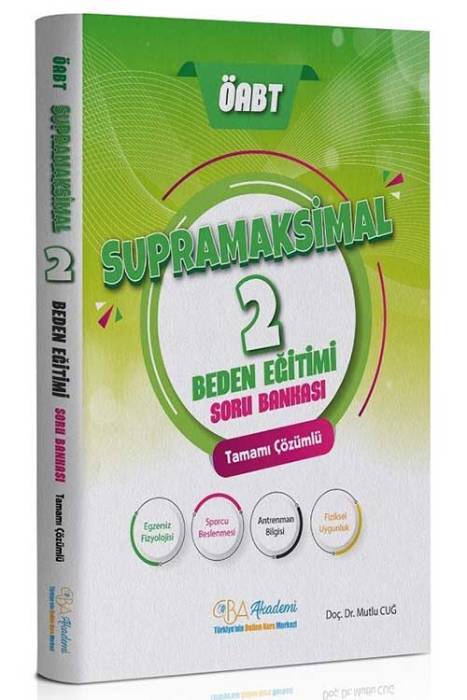 CBA Akademi ÖABT Beden Eğitimi Supramaksimal-2 Soru Bankası Çözümlü