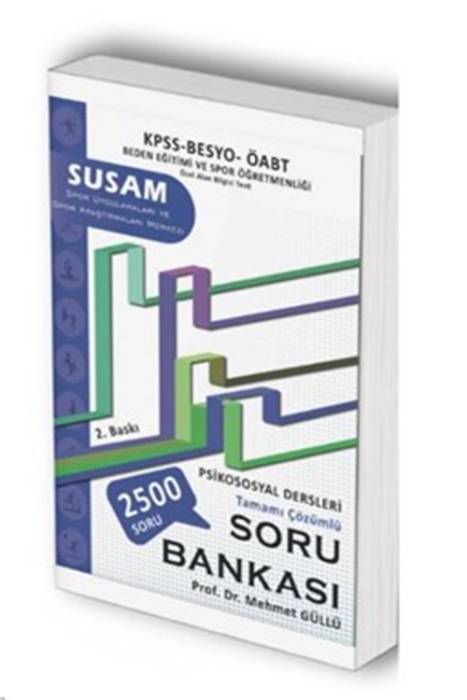 ÖABT Beden Eğitimi SUSAM Psikososyal Dersleri Soru Bankası Çözümlü Besyo TV Yayınları 