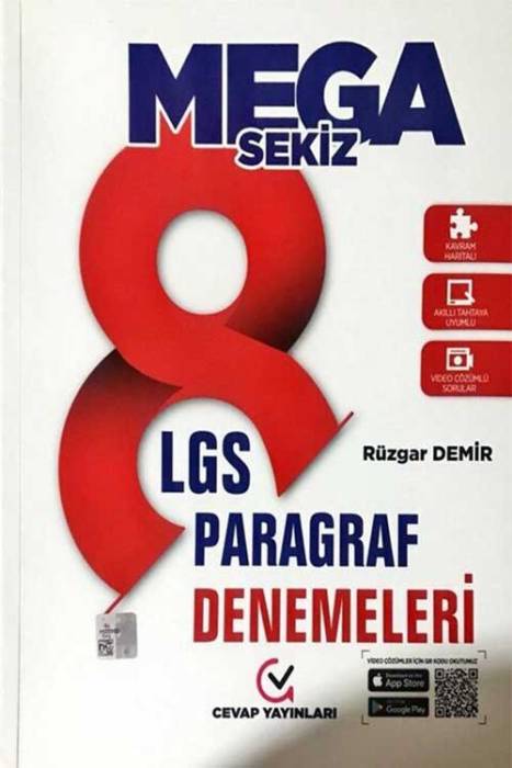 Cevap 8. Sınıf LGS MEGA Paragraf Denemeleri Cevap Yayınları