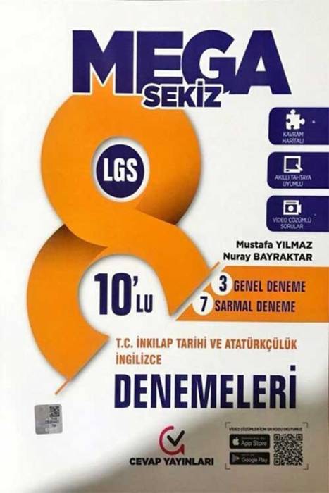 Cevap 8. Sınıf LGS MEGA T.C. İnkılap Tarihi ve Atatürkçülük 10 lu Deneme