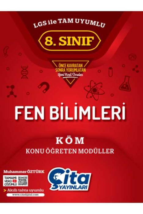 Çita 8. Sınıf Fen Bilimleri Konu Öğreten Modüller KÖM Çita Yayınları