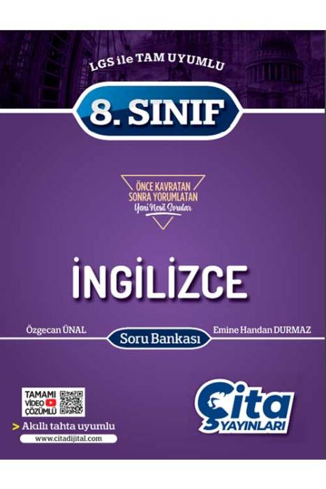 Çita 8. Sınıf İngilizce Soru Bankası Çita Yayınları