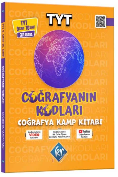 Coğrafyanın Kodları TYT Coğrafya 9. Sınıf 10. Sınıf Kamp Kitabı KR Akademi Yayınları