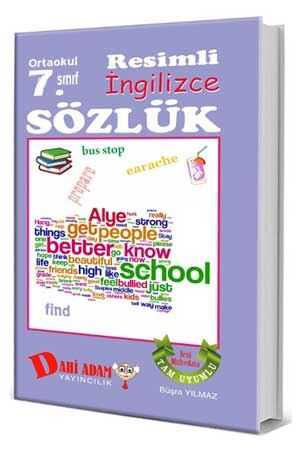 Dahi Adam 7. Sınıf İngilizce Resimli Sözlük Dahi Adam Yayınları