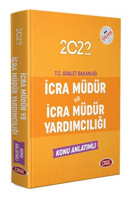 Data 2022 İcra Müdür ve Müdür Yardımcılığı Hazırlık Kitabı Data Yayınları