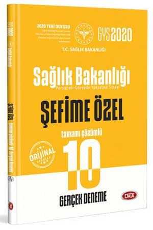 Data GYS Sağlık Bakanlığı ve Bağlı Kuruluşları Görevde Yükselme Sınavı Şefime Özel Tamamı Çözümlü 10 Gerçek Deneme Data Yayınları