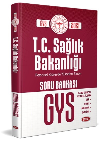 Data 2021 GYS Sağlık Bakanlığı ve Bağlı Kuruluşları Görevde Yükselme Sınavı Soru Bankası Data Yayınları