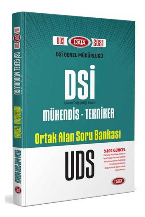 Data 2021 GYS DSİ Genel Müdürlüğü Mühendis, Tekniker Ortak Alan Soru Bankası Görevde Yükselme