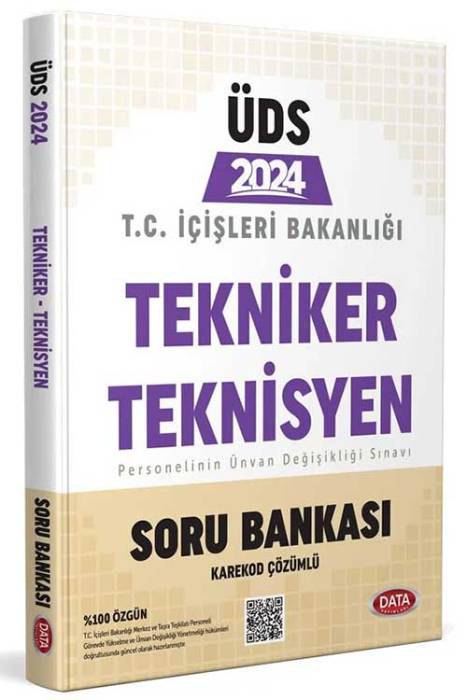 2024 T.C. İçişleri Bakanlığı Tekniker - Teknisyen UDS Soru Bankası Data Yayınları