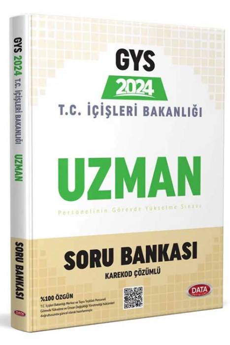 2024 T.C. İçişleri Bakanlığı Uzman GYS Soru Bankası - Karekod Çözümlü Data Yayınları