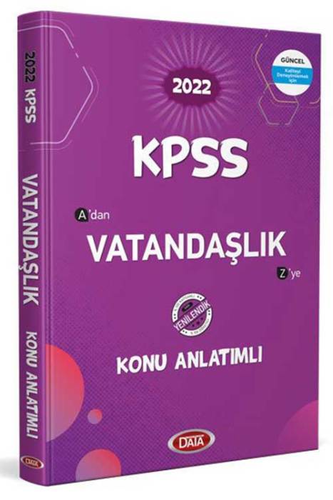 Data 2022 KPSS Anayasa Konu Anlatımlı Data Yayınları