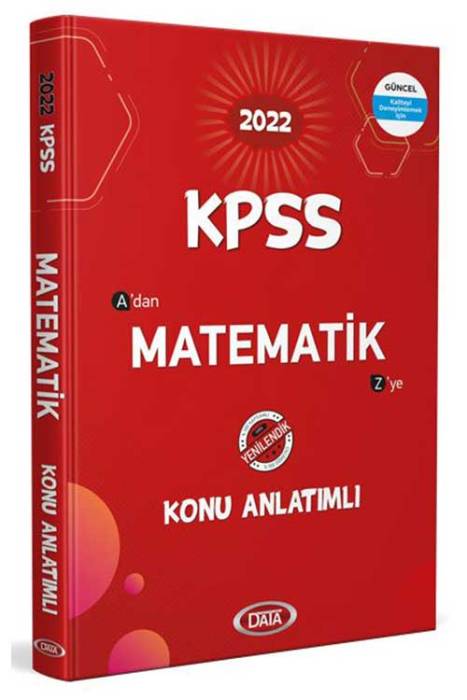 Data 2022 KPSS Matematik Geometri Konu Anlatımlı Data Yayınları