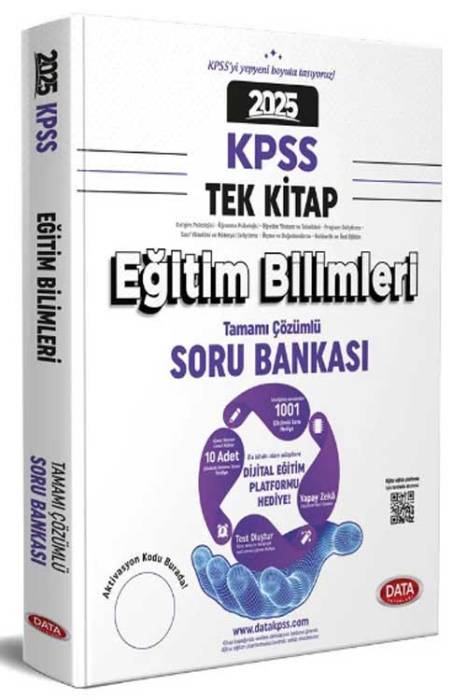 2025 KPSS Eğitim Bilimleri Tamamı Çözümlü Soru Bankası Data Yayınları