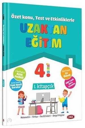 Data 4. Sınıf Uzaktan Eğitim 1. Kitapçık Data Yayınları