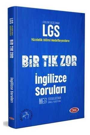 Data 8. Sınıf LGS Bir Tık Zor İngilizce Soruları Data Yayınları