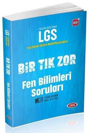 Data LGS Bir Tık Zor Fen Bilimleri Soruları Data Yayınları