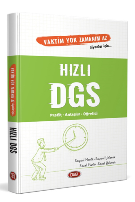 Data Vaktim Yok Zamanım Az Diyenler İçin Hızlı DGS Data Yayınları