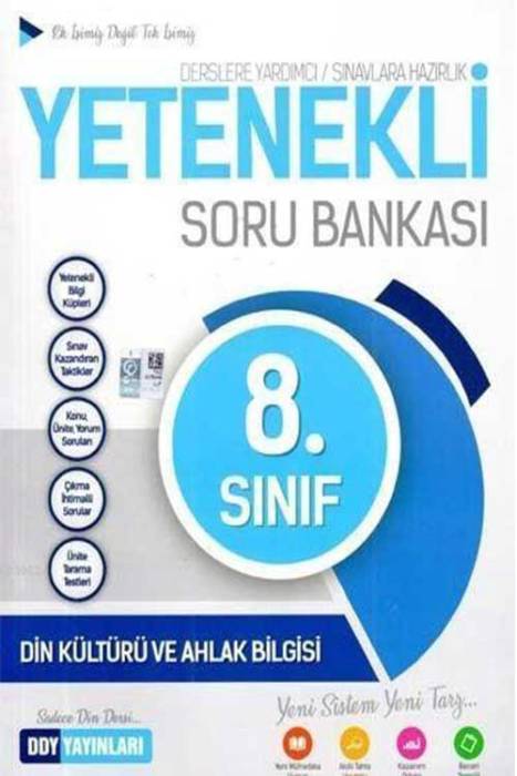 DDY 8. Sınıf Din Kültürü ve Ahlak Bilgisi Yetenekli Soru Bankası DDY Yayınları