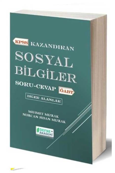 Defne Akademi ÖABT Sosyal Bilgiler Diğer Alanlar Kazandıran Soru Cevap Kitabı Defne Akademi Yayınları