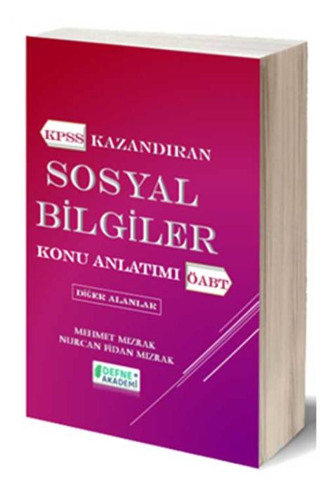 Defne Akademi ÖABT Sosyal Bilgiler Diğer Alanlar Konu Anlatımı Defne Akademi Yayınları