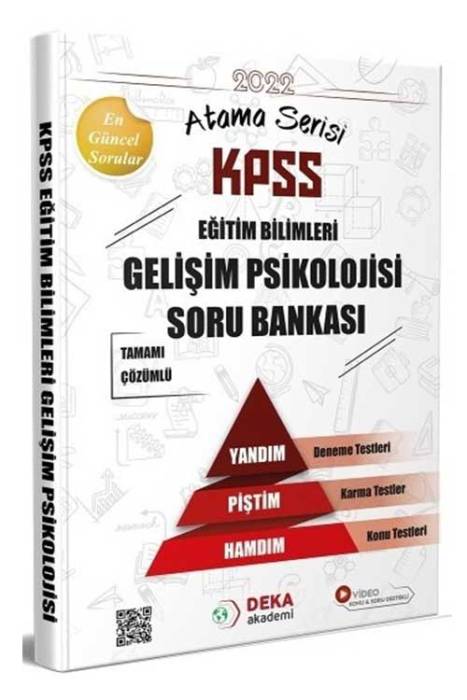 Deka 2022 KPSS Eğitim Bilimleri Gelişim Psikolojisi Atama Serisi Soru Bankası Çözümlü Deka Yayınları