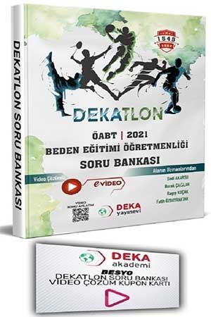 Deka 2021 ÖABT Beden Eğitimi Öğretmenliği Dekatlon Soru Bankası Çözümlü Deka Akademi Yayınları