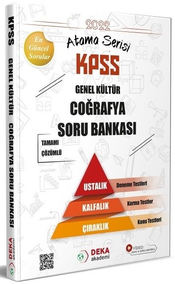 Deka Akademi 2022 KPSS Coğrafya Atama Serisi Soru Bankası Çözümlü Deka Akademi Yayınları