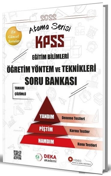 Deka Akademi 2022 KPSS Eğitim Bilimleri Öğretim Yöntem ve Teknikleri Atama Serisi Soru Bankası Çözümlü Deka Akademi Yayınları