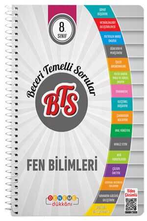 Deneme Dükkanı 8. Sınıf LGS Fen Bilimleri BTS Beceri Temelli Sorular Deneme Dükkanı Yayınları