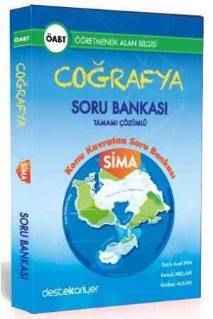 Destek Kariyer ÖABT Coğrafya SİMA Soru Bankası Çözümlü Destek Kariyer Yayınları