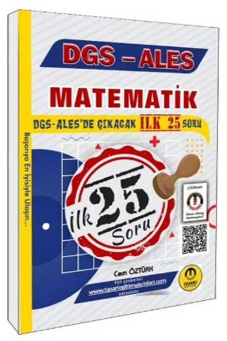 DGS ALES Matematik İlk 25 Çıkacak Soru Çözümlü Tasarı Akademi Yayınları