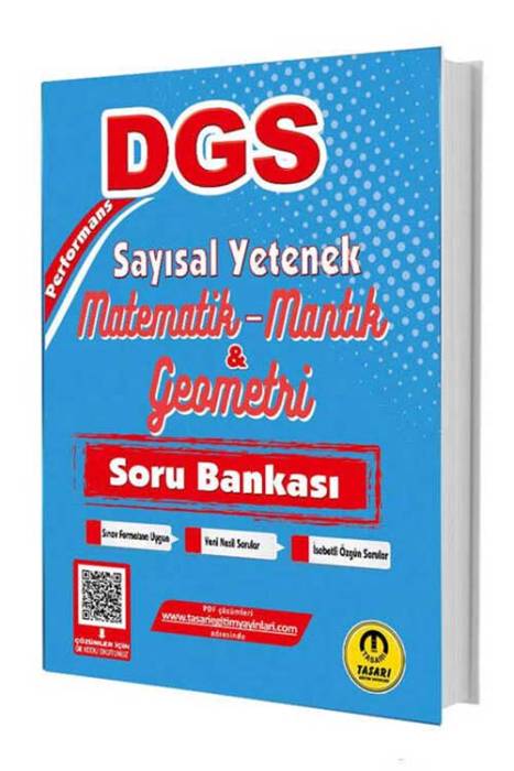 DGS Matematik Mantık Geometri Sayısal Yetenek Performans Soru Bankası Çözümlü Tasarı Yayınları