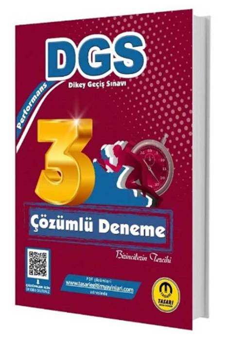 DGS Performans 3 Deneme Çözümlü Tasarı Yayınları