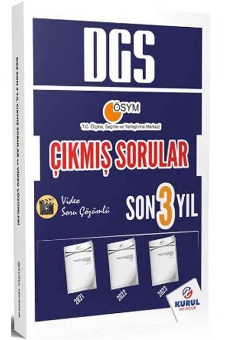 DGS Son 3 Yıl Çıkmış Sorular ve Video Çözümleri Kurul Yayıncılık