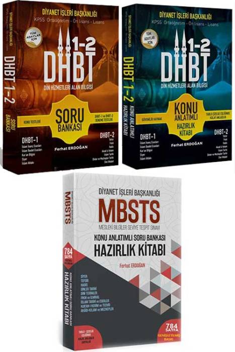 DHBT 1-2 Konu Anlatımı - Soru Bankası MBSTS Hazırlık Soru Seti Ferhat Erdoğan Yayınları