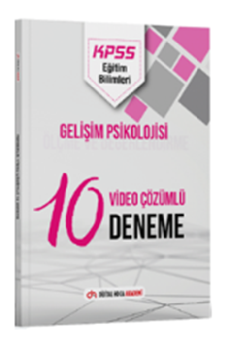 KPSS Eğitim Bilimleri Gelişim Psikolojisi 10 Deneme Çözümlü Dijital Hoca Akademi