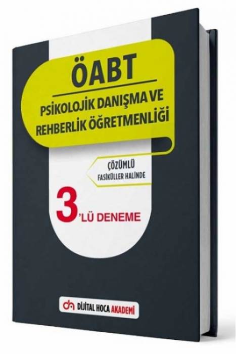 Dijital Hoca 2021 ÖABT Psikolojik Danışma ve Rehberlik Öğretmenliği 3 Deneme Çözümlü