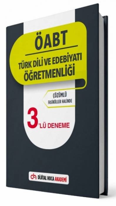 Dijital Hoca 2021 ÖABT Türk Dili ve Edebiyatı Öğretmenliği 3 Deneme Çözümlü Dijital Hoca Akademi