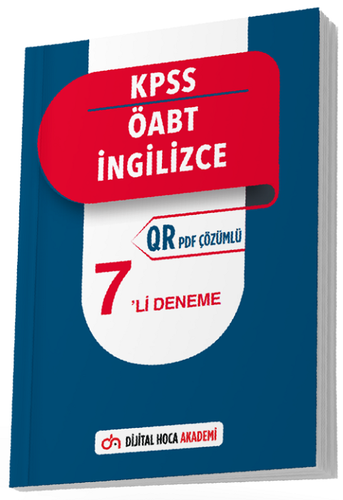 Dijital Hoca ÖABT İngilizce 7 Deneme PDF Çözümlü Dijital Hoca Akademi Yayınları