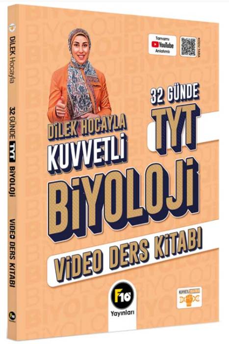 Dilek Hocayla 32 Günde TYT Biyoloji Video Ders Kitabı F10 Yayınları