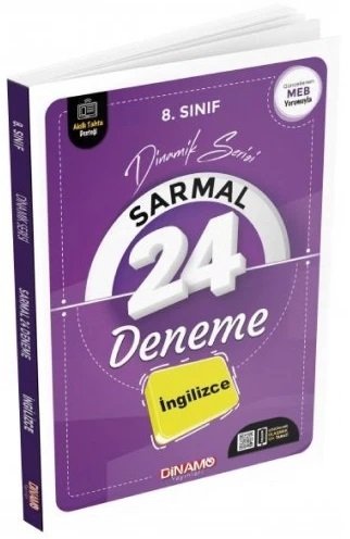 Dinamo 8. Sınıf İngilizce Dinamik Sarmal 24 Deneme Dinamo Yayınları