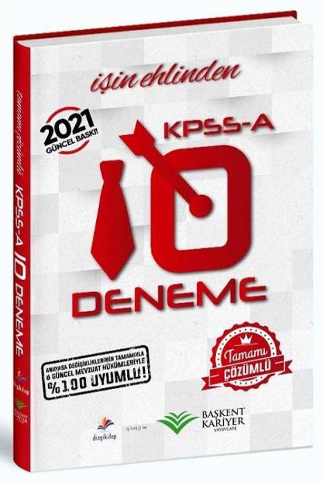 Dizgi Kitap 2021 KPSS A Grubu İşin Ehlinden 10 Deneme Çözümlü Dizgi Kitap Yayınları